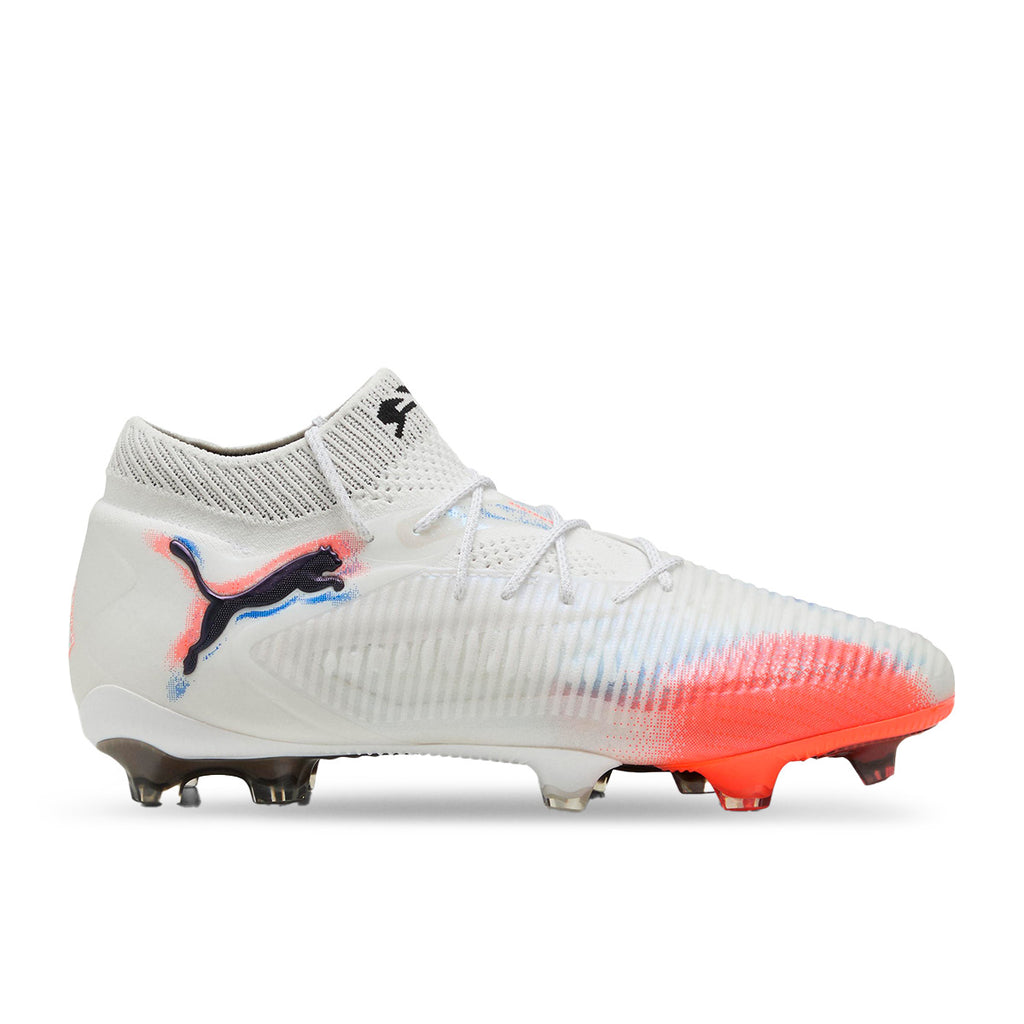 PUMA FUTURE 8 ULTIMATE FG - PUMA WHITE/PUMA BLACK/GLOWING RED