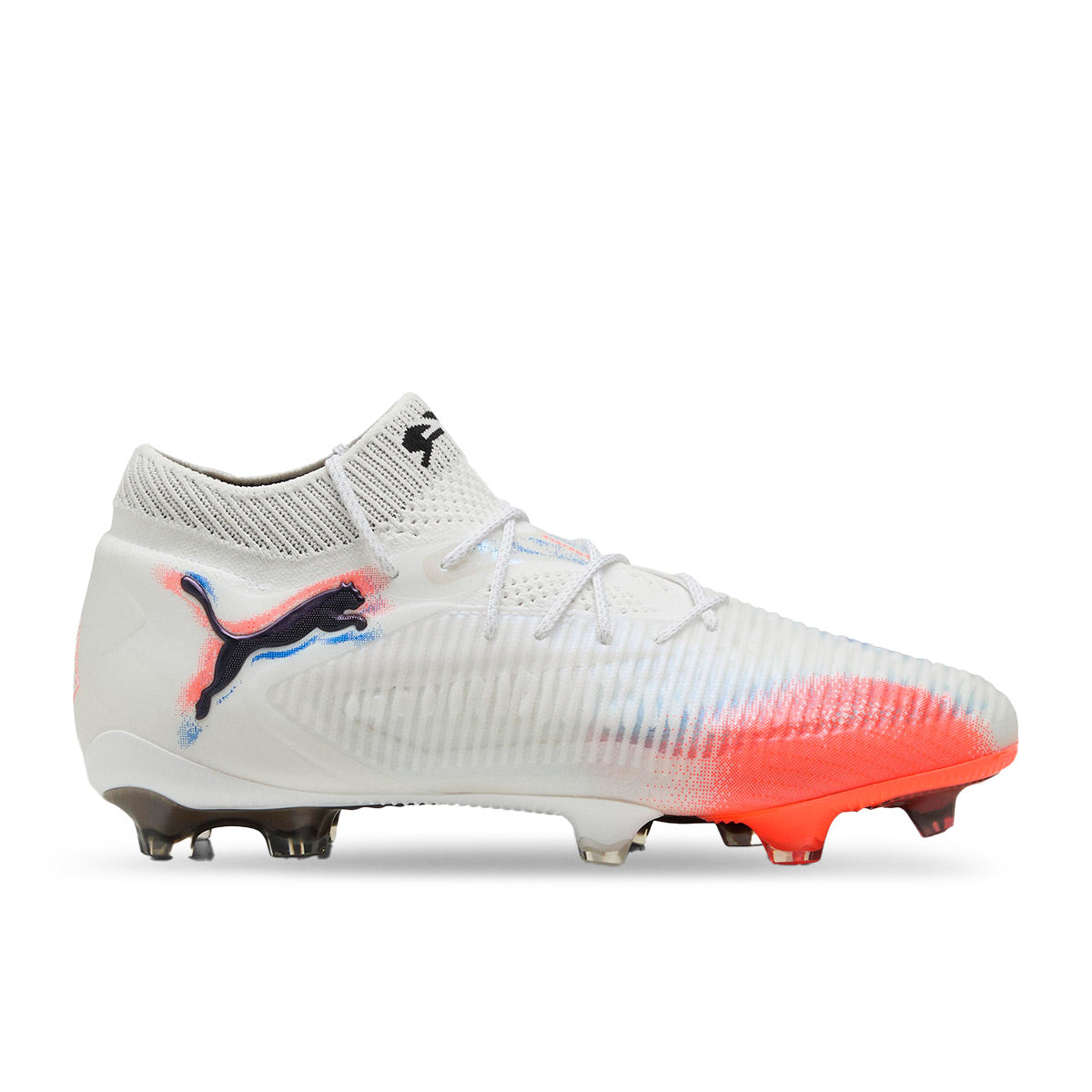 PUMA FUTURE 8 ULTIMATE FG - PUMA WHITE/PUMA BLACK/GLOWING RED
