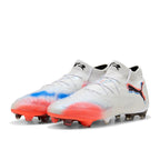 PUMA FUTURE 8 ULTIMATE FG - PUMA WHITE/PUMA BLACK/GLOWING RED