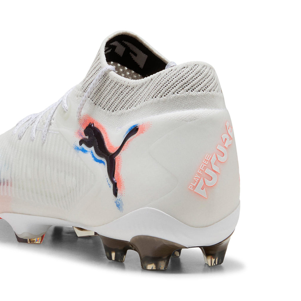 PUMA FUTURE 8 ULTIMATE FG - PUMA WHITE/PUMA BLACK/GLOWING RED