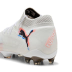 PUMA FUTURE 8 ULTIMATE FG - PUMA WHITE/PUMA BLACK/GLOWING RED