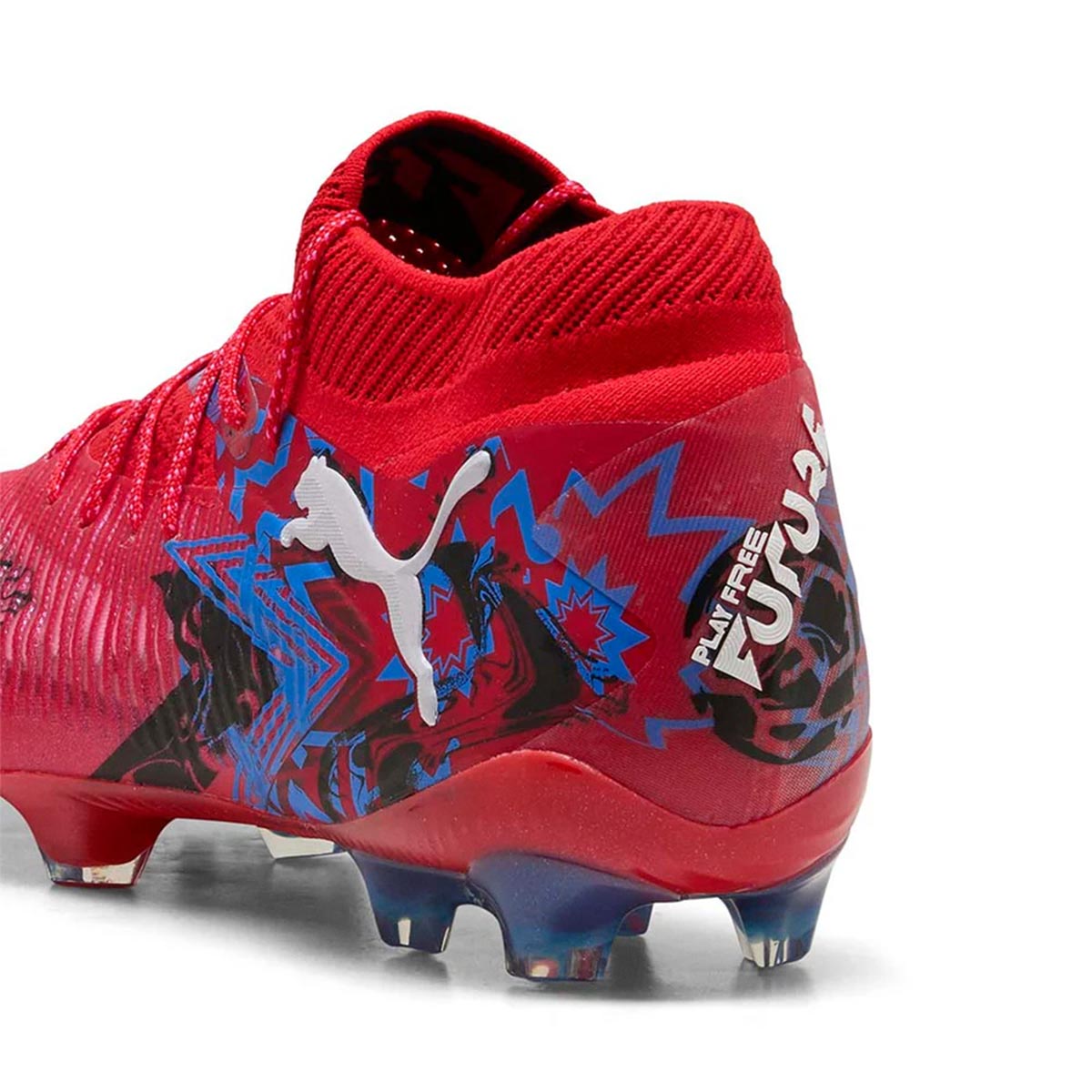 PUMA FUTURE 8 ULTIMATE PLAYMAKERS FG - PUMA RED/PUMA BLACK/ULTRA BLUE/PINK PIXEL