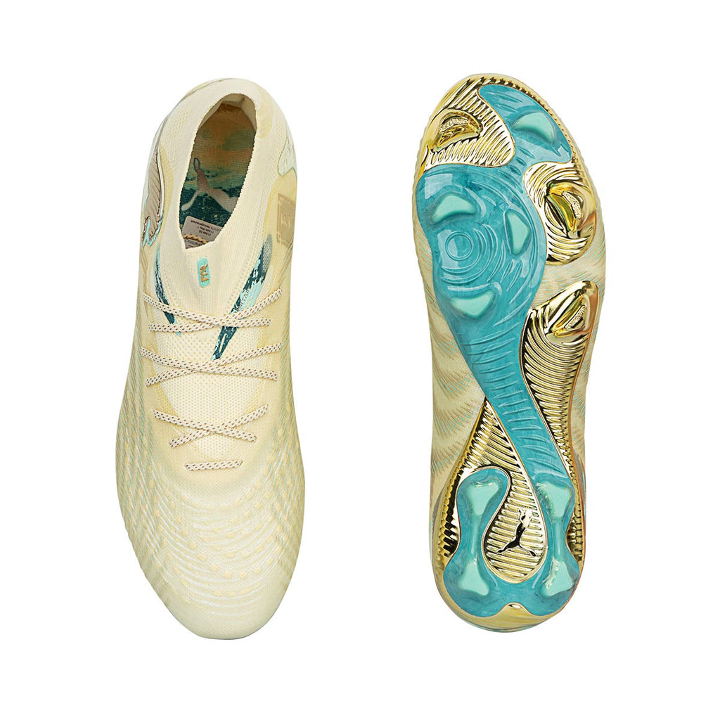 PUMA FUTURE 9 ULTIMATE CHINESE FG - CREAMY VANILLA/PUMA GOLD/MINT JELLY/EMERALD ICE