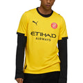 PUMA GIRONA 2025/2026 AWAY REPLICA JERSEY - PELÉ YELLOW/PUMA RED