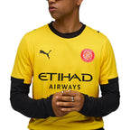 PUMA GIRONA 2025/2026 AWAY REPLICA JERSEY - PELÉ YELLOW/PUMA RED