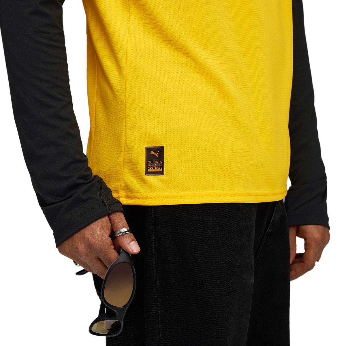 PUMA GIRONA 2025/2026 AWAY REPLICA JERSEY - PELÉ YELLOW/PUMA RED