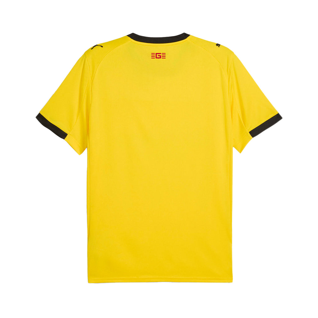 PUMA GIRONA 2025/2026 AWAY REPLICA JERSEY - PELÉ YELLOW/PUMA RED