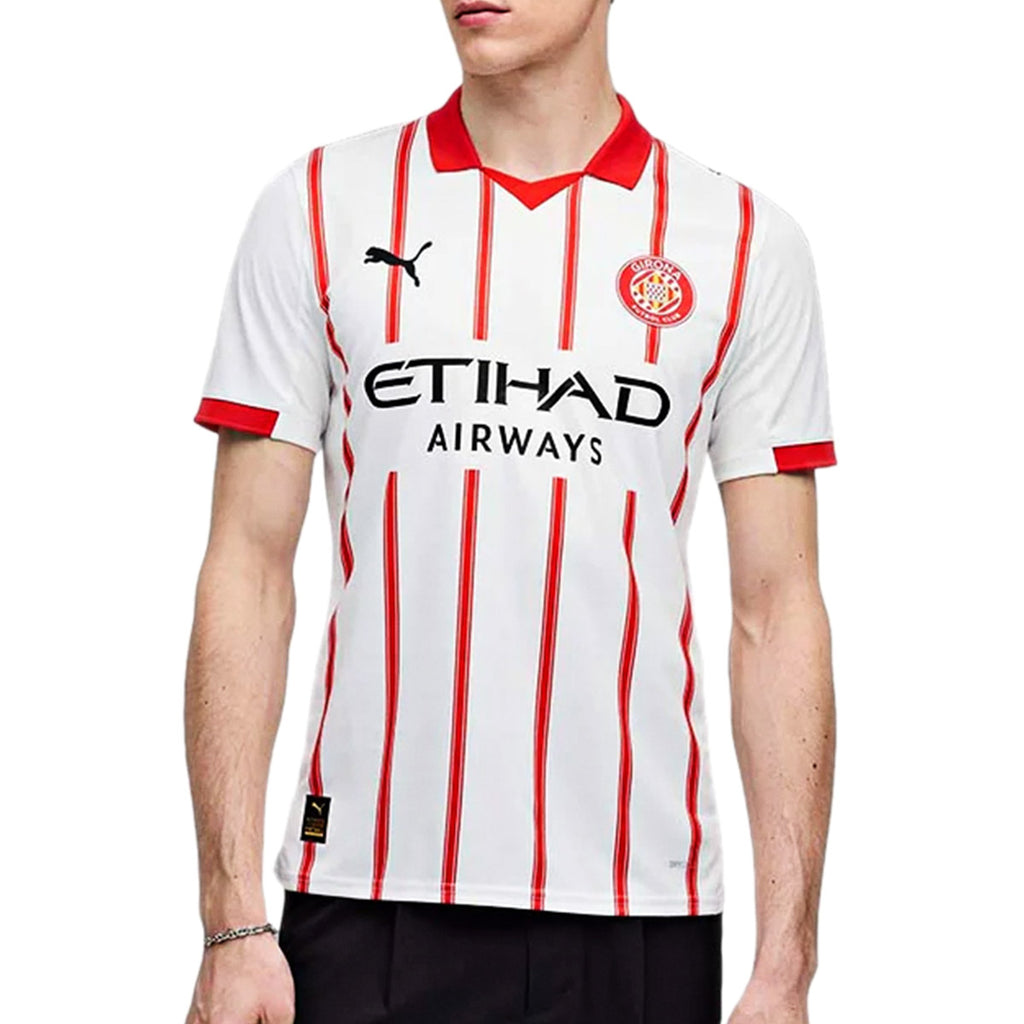 PUMA GIRONA 2025/2026 HOME REPLICA JERSEY - PUMA WHITE/PUMA RED