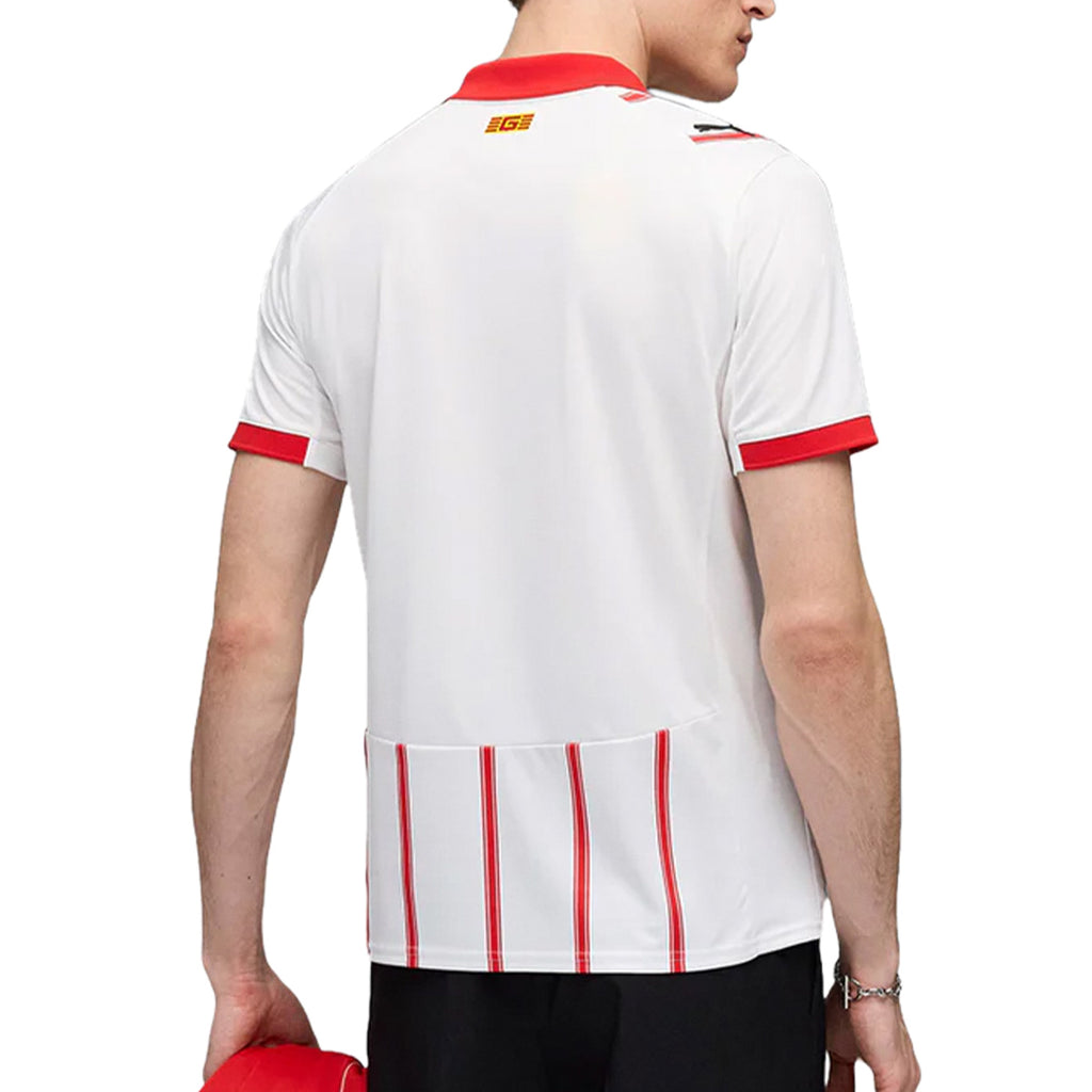 PUMA GIRONA 2025/2026 HOME REPLICA JERSEY - PUMA WHITE/PUMA RED
