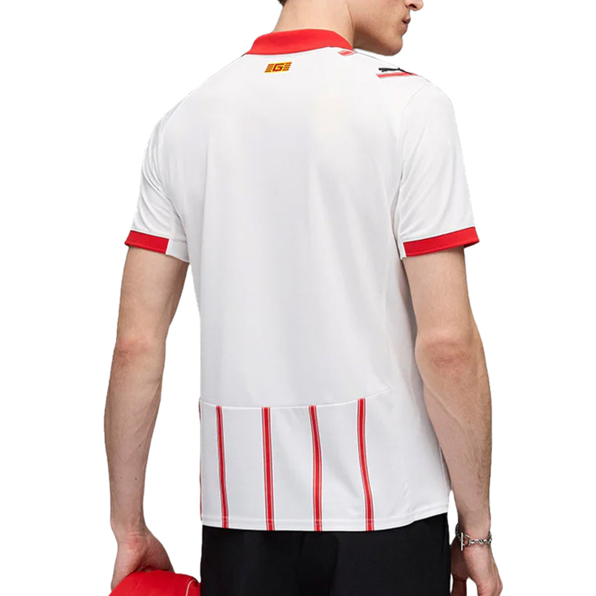 PUMA GIRONA 2025/2026 HOME REPLICA JERSEY - PUMA WHITE/PUMA RED