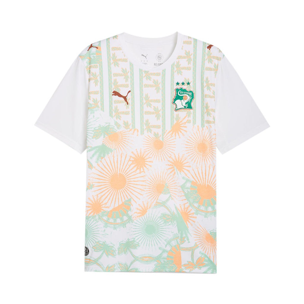 PUMA IVORY COAST 2026 AWAY REPLICA JERSEY - PUMA WHITE/WARM CHESTNUT