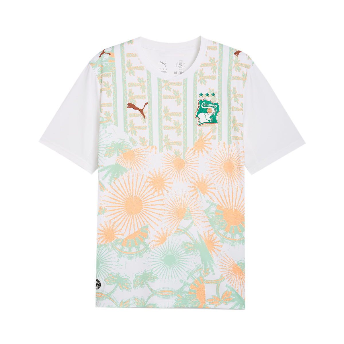 PUMA IVORY COAST 2026 AWAY REPLICA JERSEY - PUMA WHITE/WARM CHESTNUT