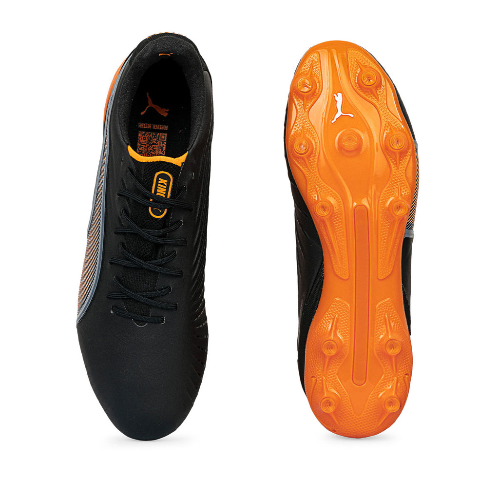 PUMA KING ULTIMATE FG/AG - PUMA BLACK/HEAT FIRE/PUMA SILVER