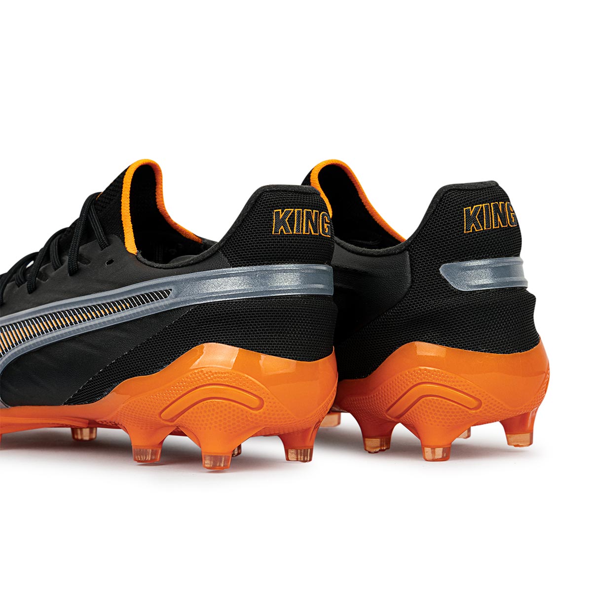 PUMA KING ULTIMATE FG/AG - PUMA BLACK/HEAT FIRE/PUMA SILVER