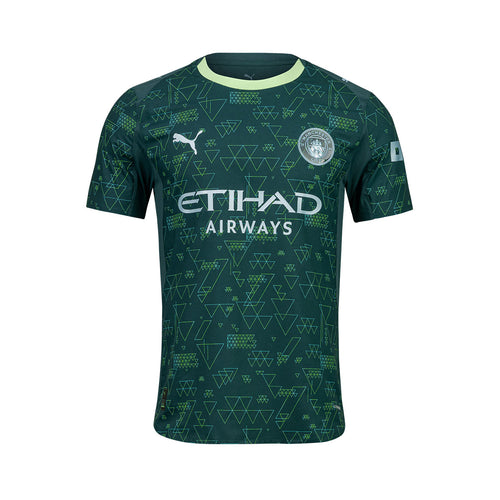 PUMA MANCHESTER CITY 2025/2026 FOURTH PLAYER JERSEY - GREEN TERRAIN