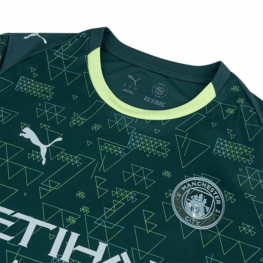PUMA MANCHESTER CITY 2025/2026 FOURTH REPLICA JERSEY - GREEN TERRAIN