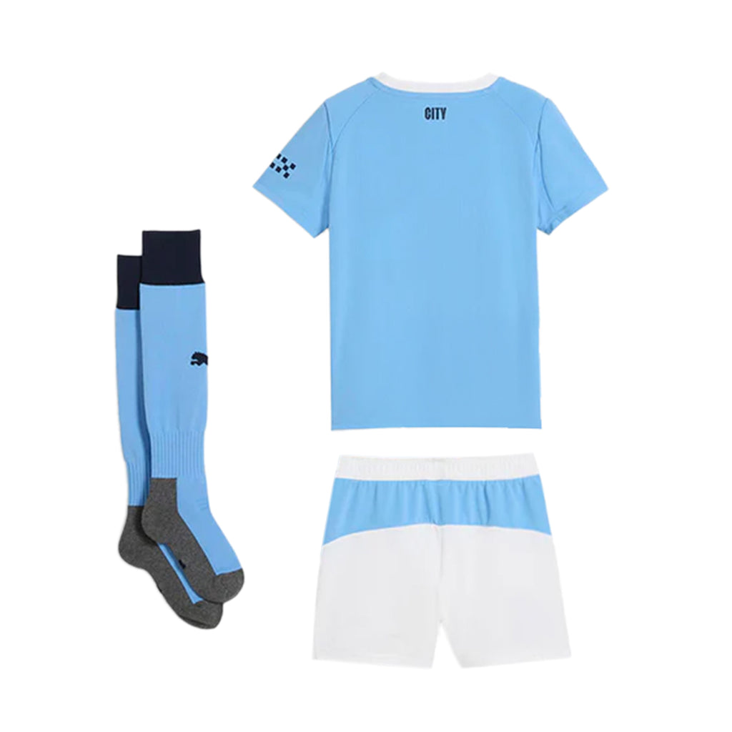 PUMA MANCHESTER CITY 2025/2026 HOME MINI KIT JERSEY - TEAM LIGHT BLUE/PUMA WHITE