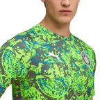 PUMA MANCHESTER CITY 2025/2026 PRE MATCH JERSEY - PRO GREEN/HYPERLINK BLUE