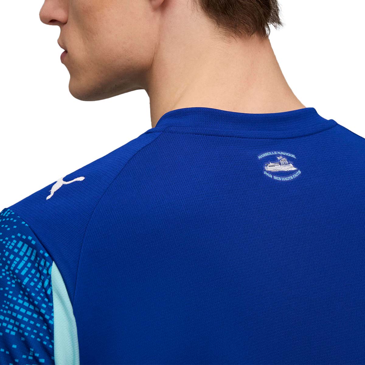 PUMA OLYMPIQUE DE MARSEILLE 2025/2026 THIRD REPLICA JERSEY - VIVID BLUE/BLEU AZUR