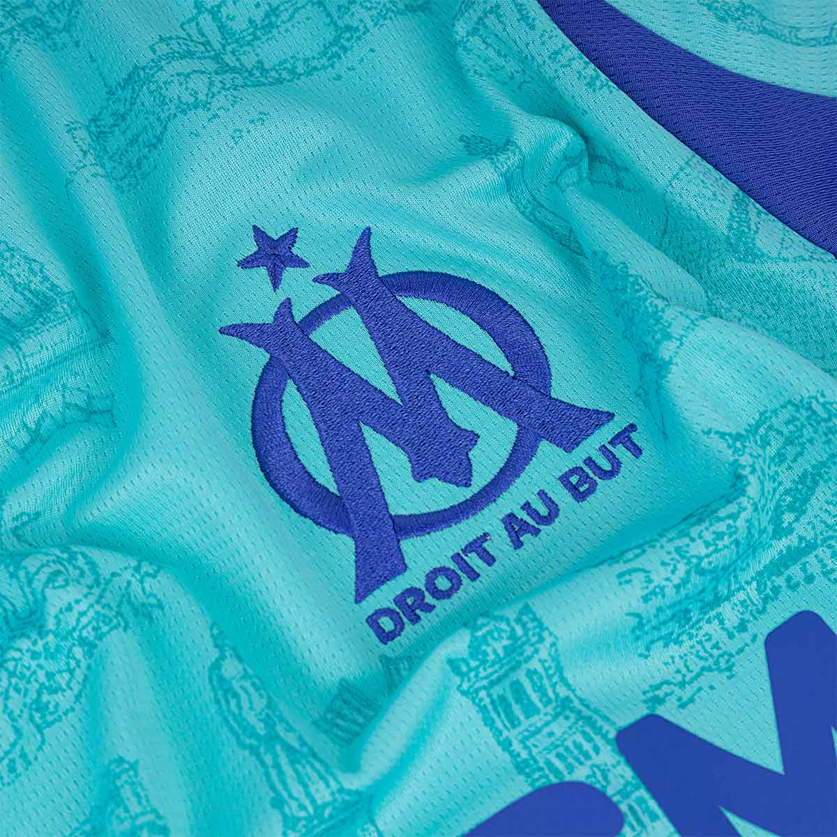 PUMA OLYMPIQUE DE MARSEILLE 2025/2026 SPECIAL EDITION REPLICA JERSEY - TEAM AQUA/ROYAL SAPPHIRE