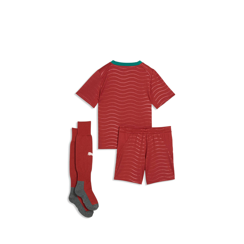 PUMA PORTUGAL 2026 HOME MINI JERSEY - CLUB RED/GREEN LAGOON