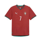 PUMA PORTUGAL 2026 HOME PLAYER JERSEY RONALDO#7 - CLUB RED/GREEN LAGOON