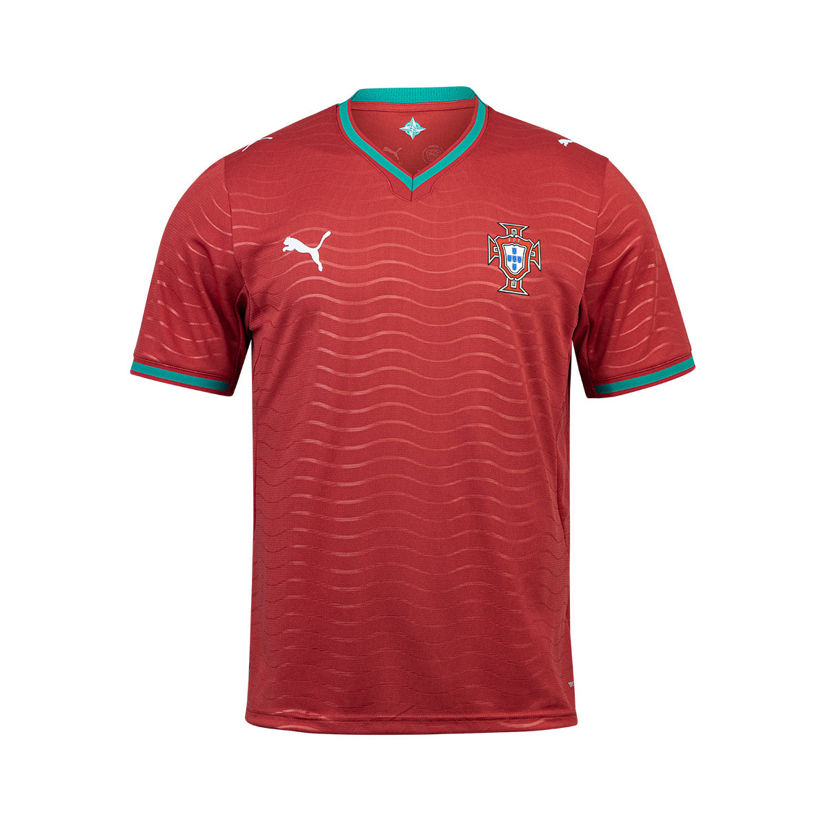 PUMA PORTUGAL 2026 HOME REPLICA JERSEY - CLUB RED/GREEN LAGOON