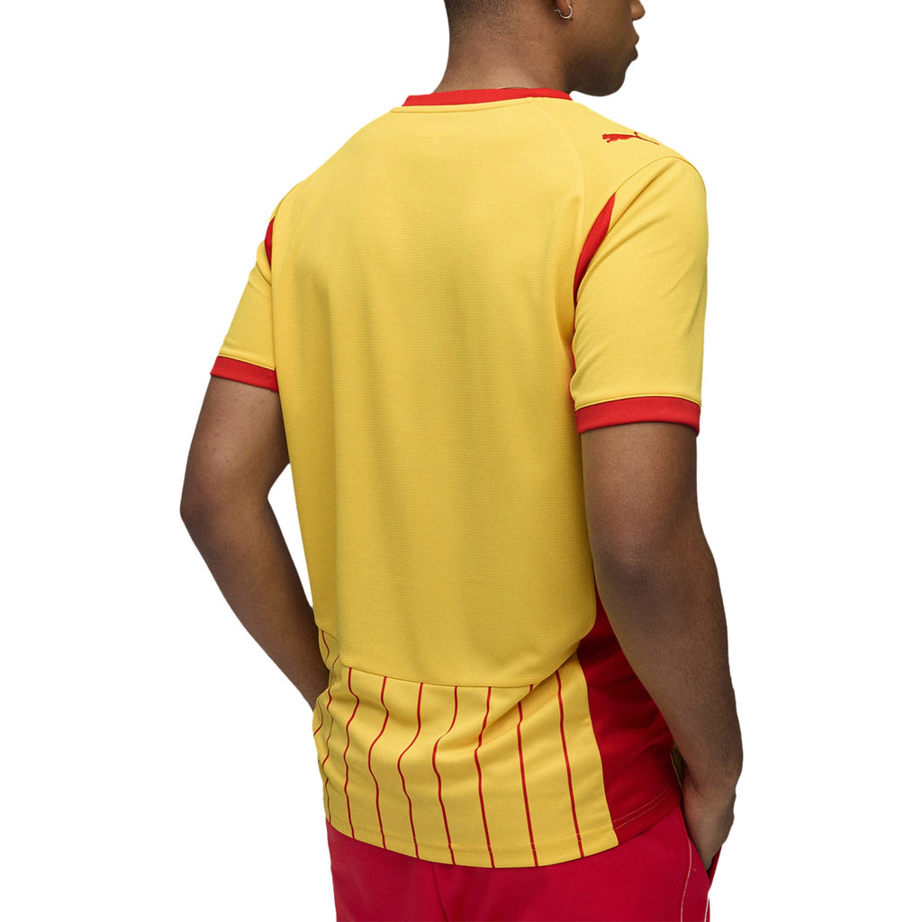 PUMA RC LENS 2025/2026 HOME REPLICA JERSEY - PELÉ YELLOW/PUMA RED