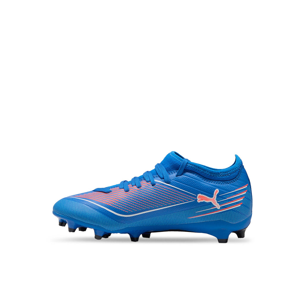 PUMA ULTRA 6 MATCH FG/AG JR - ULTRA BLUE/PUMA WHITE/GLOWING RED