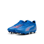 PUMA ULTRA 6 MATCH FG/AG JR - ULTRA BLUE/PUMA WHITE/GLOWING RED