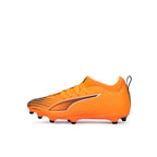 PUMA ULTRA 6 MATCH FG/AG JR - HEAT FIRE/PUMA BLACK/GLOWING RED