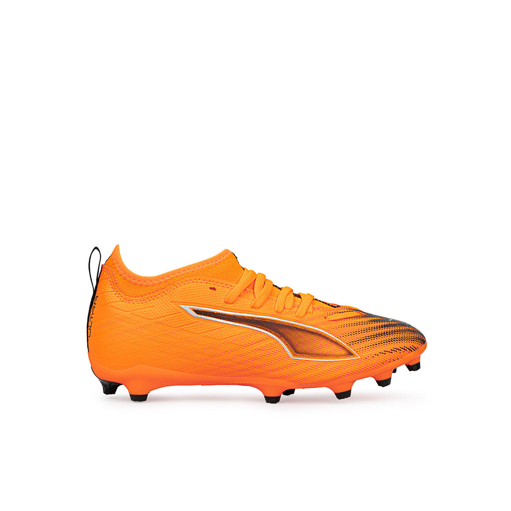 PUMA ULTRA 6 MATCH FG/AG JR - HEAT FIRE/PUMA BLACK/GLOWING RED