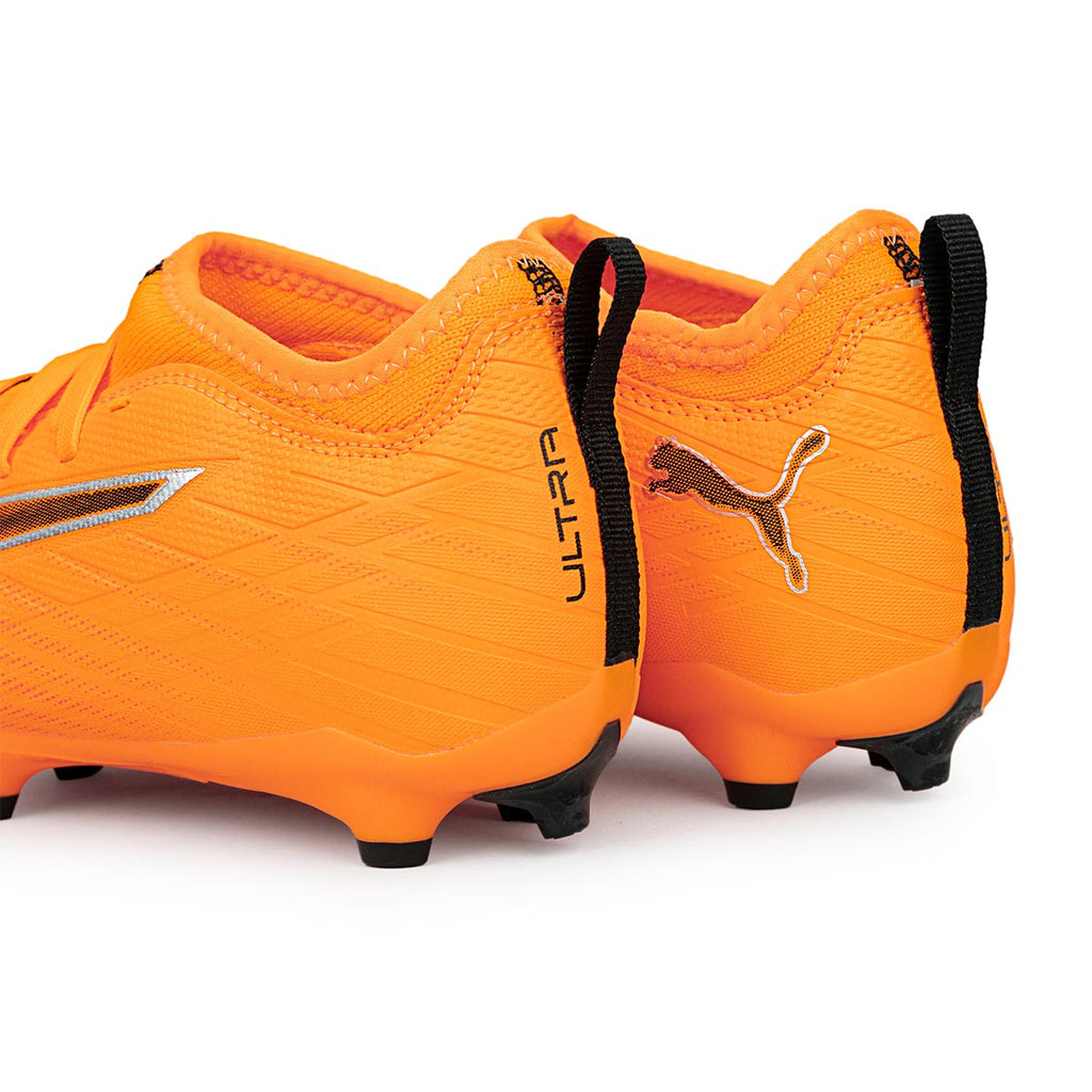 PUMA ULTRA 6 MATCH FG/AG JR - HEAT FIRE/PUMA BLACK/GLOWING RED