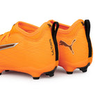 PUMA ULTRA 6 MATCH FG/AG JR - HEAT FIRE/PUMA BLACK/GLOWING RED