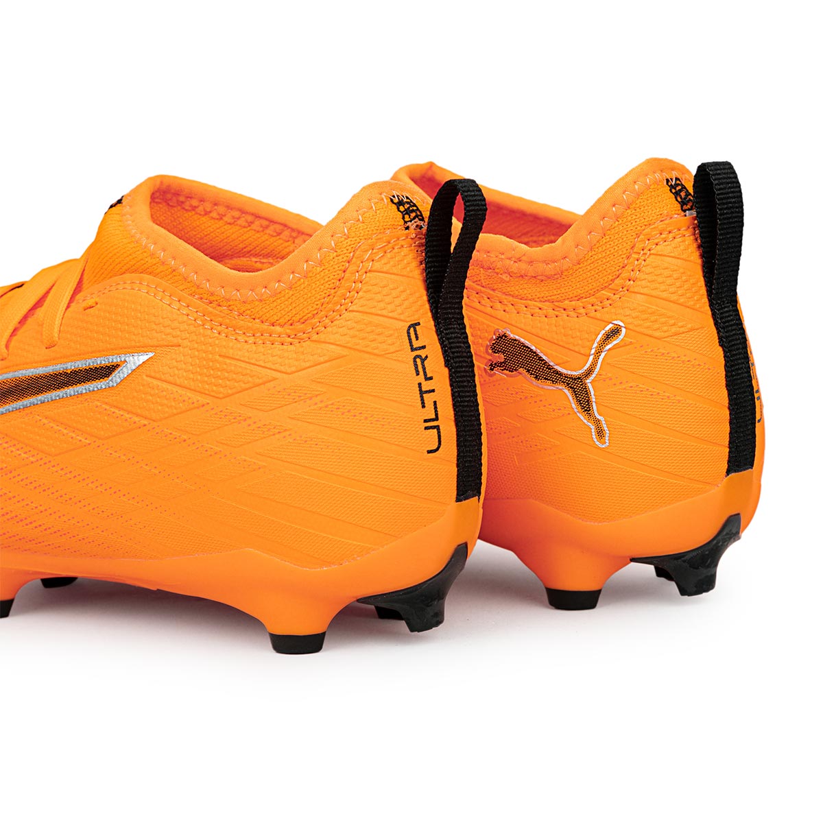 PUMA ULTRA 6 MATCH FG/AG JR - HEAT FIRE/PUMA BLACK/GLOWING RED