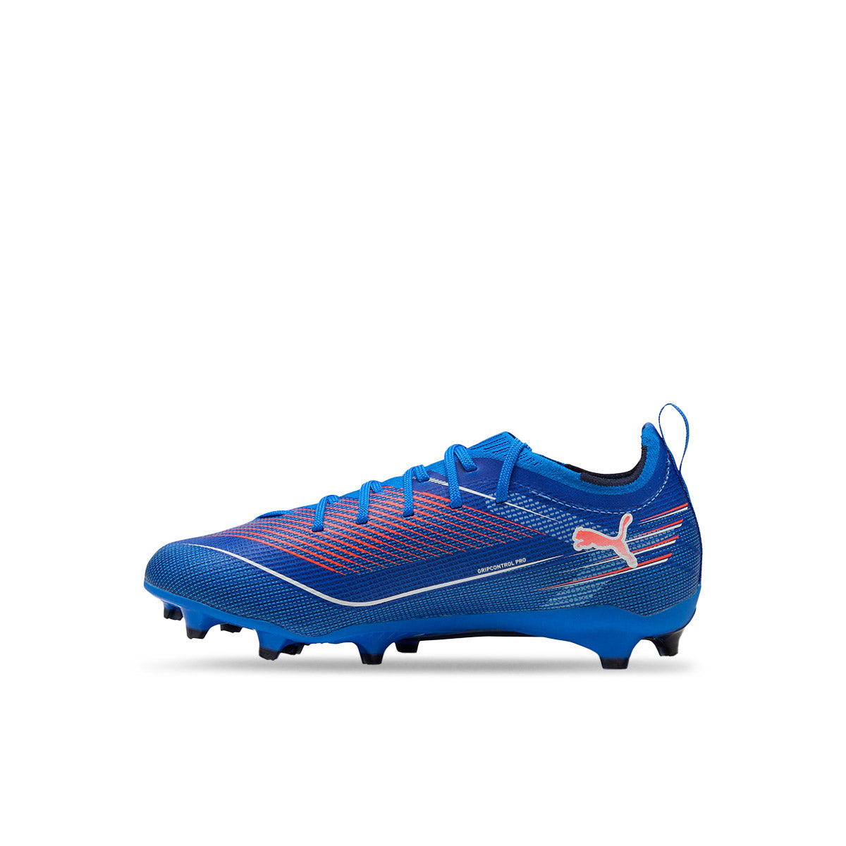 PUMA ULTRA 6 PRO FG/AG JR - ULTRA BLUE/PUMA WHITE/GLOWING RED