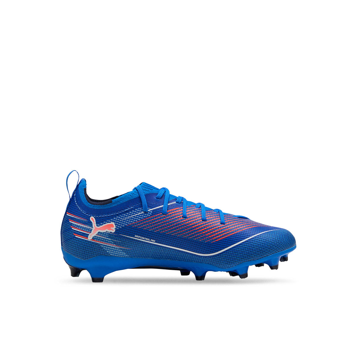PUMA ULTRA 6 PRO FG/AG JR - ULTRA BLUE/PUMA WHITE/GLOWING RED