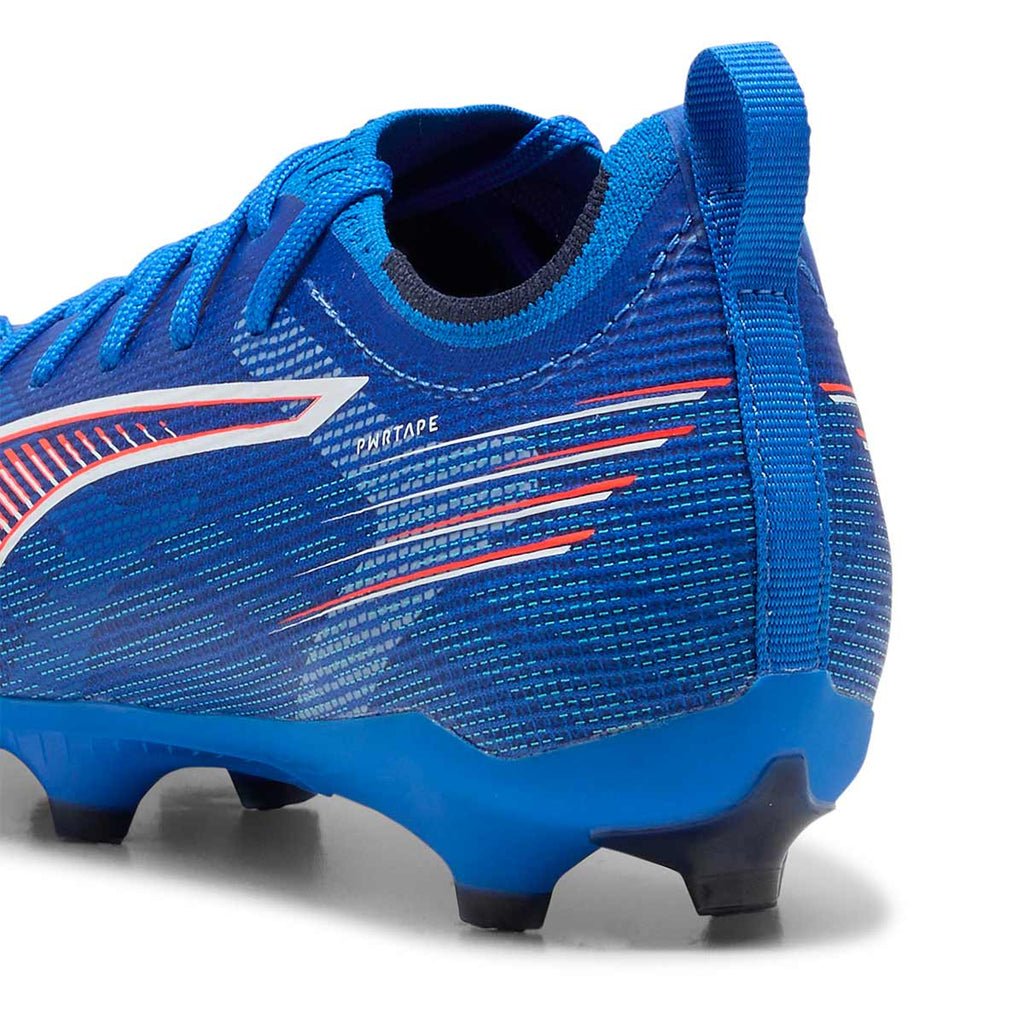 PUMA ULTRA 6 PRO FG/AG JR - ULTRA BLUE/PUMA WHITE/GLOWING RED