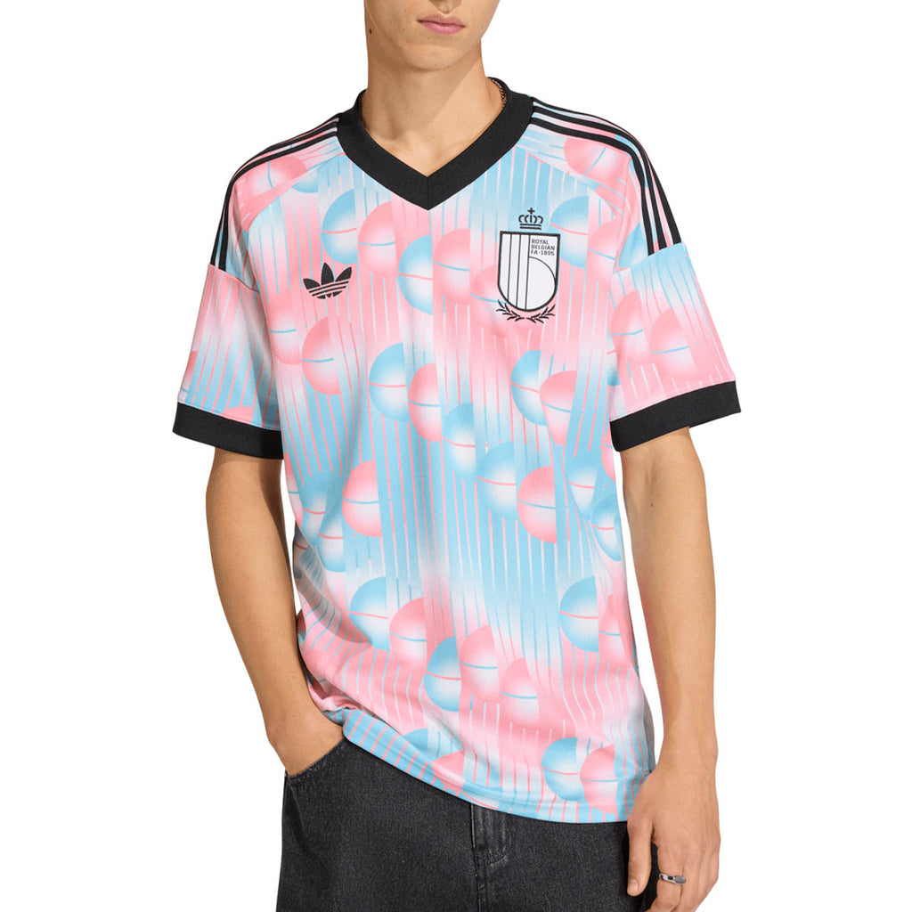 ADIDAS BELGIUM 2026 AWAY REPLICA JERSEY - FROZEN BLUE/BLACK