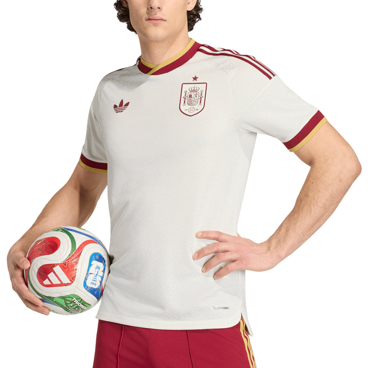 ADIDAS SPAIN 2026 AWAY PLAYER JERSEY - OFF WHITE