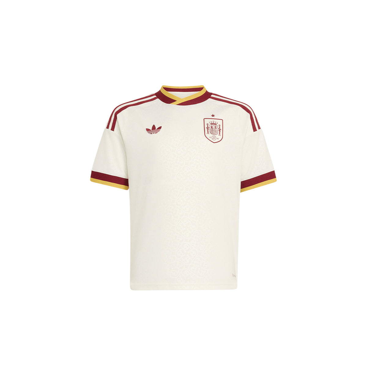 ADIDAS SPAIN 2026 AWAY KIDS JERSEY - OFF WHITE