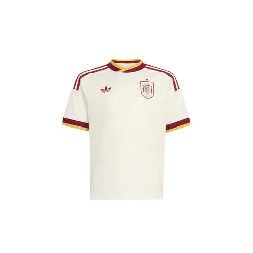 ADIDAS SPAIN 2026 AWAY KIDS JERSEY - OFF WHITE