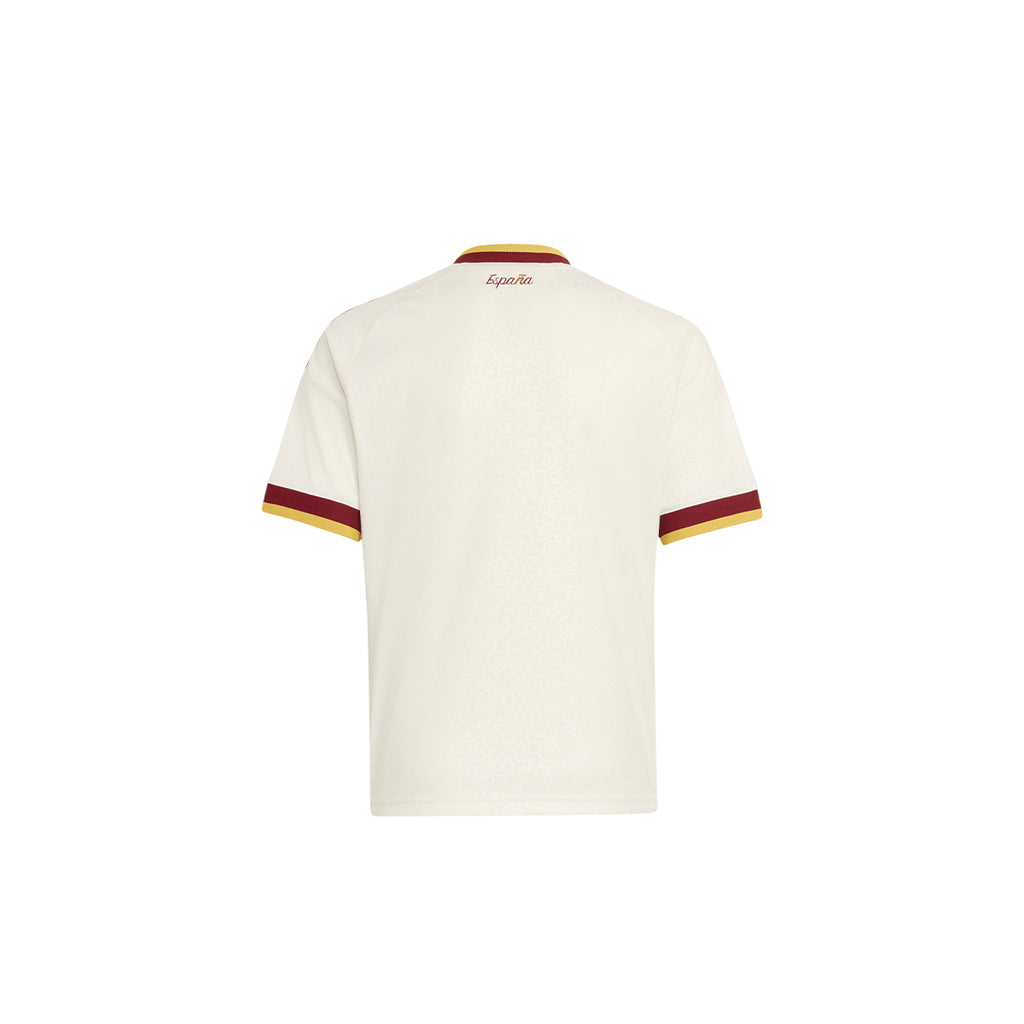 ADIDAS SPAIN 2026 AWAY KIDS JERSEY - OFF WHITE