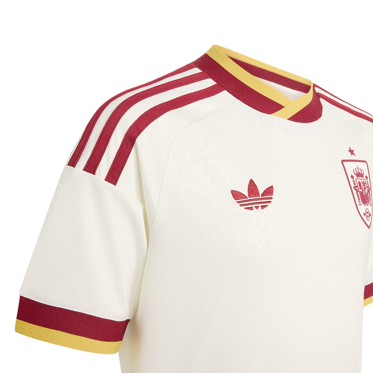 ADIDAS SPAIN 2026 AWAY KIDS JERSEY - OFF WHITE