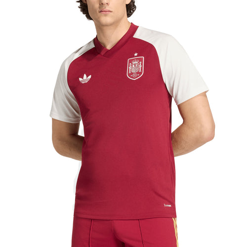 ADIDAS SPAIN 2026 AWAY PRE SHIRT - TEAM COLL BURGUNDY