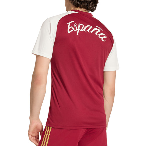 ADIDAS SPAIN 2026 AWAY PRE SHIRT - TEAM COLL BURGUNDY