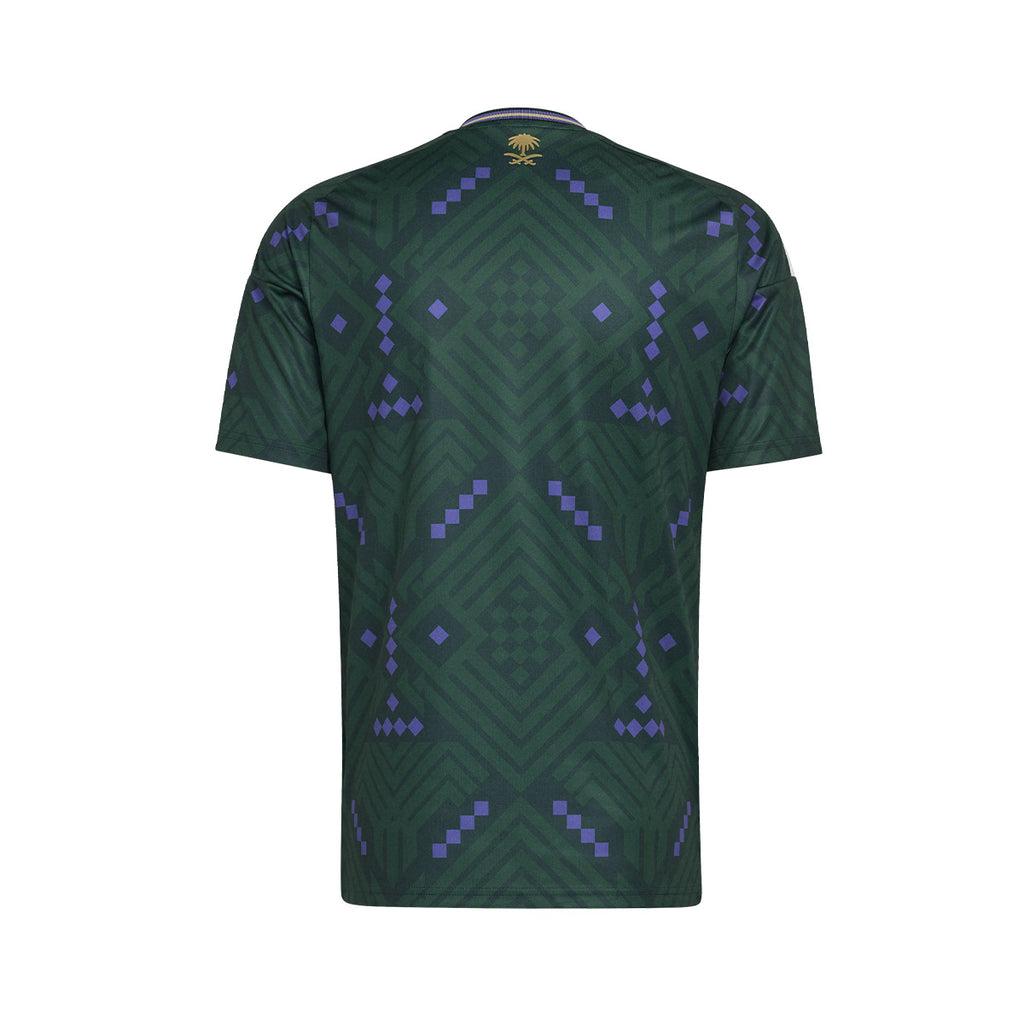 ADIDAS SAUDI ARABIA 2026 HOME REPLICA JERSEY - AURORA IVY/WHITE