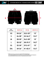 ARI WOMEN BREATHE 2IN1 V3 RUNNING SHORTS 3 INCHES - BLACK_BLACK_SILVER