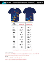 ARI ADEPT BERLIN25 MARATHON GRAPHIC RUNNING TEE - WHITE/YELLOW/BLACK