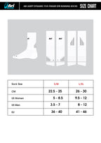 ARI ADEPT DYNAMIC FIVE FINGERS QTR RUNNING SOCKS - WHITE/PINK/WHITE